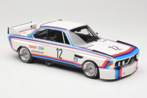 BMW 3.0 CSL E9 #12 BMW Motorsport C. Amon / H-J. Stuck Winners 6 Hours Nurburgring 1973 Minichamps 1:18 155732612 Metalli — kuva 4 / 6