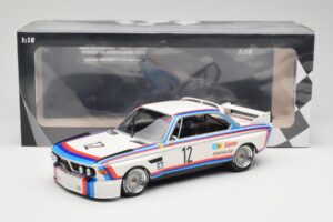 BMW 3.0 CSL E9 #12 BMW Motorsport C. Amon / H-J. Stuck Winners 6 Hours Nurburgring 1973 Minichamps 1:18 155732612 Metalli — kuva 6 / 6