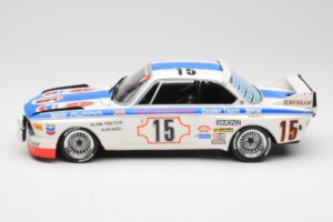 BMW 3.0 CSL E9 #15 BMW Alpina J. Peltier / H. Menzel 24 Hours of Spa 1973 Minichamps 1:18 155732695 Metalli — kuva 3 / 6