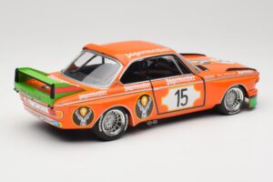 BMW 3.0 CSL E9 #15 Jägermeister Racing N. Lauda / G. Joisten 6 Hours Nurburgring 1973 Minichamps 1:18 155732615 Metalli — kuva 2 / 6