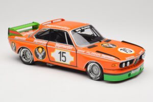 BMW 3.0 CSL E9 #15 Jägermeister Racing N. Lauda / G. Joisten 6 Hours Nurburgring 1973 Minichamps 1:18 155732615 Metalli — kuva 4 / 6