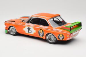 BMW 3.0 CSL E9 #15 Jägermeister Racing N. Lauda / G. Joisten 6 Hours Nurburgring 1973 Minichamps 1:18 155732615 Metalli — kuva 5 / 6