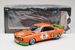 BMW 3.0 CSL E9 #15 Jägermeister Racing N. Lauda / G. Joisten 6 Hours Nurburgring 1973 Minichamps 1:18 155732615 Metalli — kuva 6 / 6