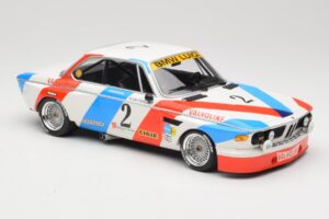 BMW 3.0 CSL E9 #2 Luigi Racing A. de Fierlant / P. Xhenceval Winners 24 Hours of Spa 1975 Minichamps 1:18 155752602 Metalli — kuva 4 / 6