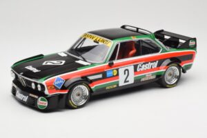 BMW 3.0 CSL E9 #2 Luigi Racing J-M. de Wael / A. de Fierlant Winners GP Nurburgring 1976 Minichamps 1:18 155762502 Metalli
