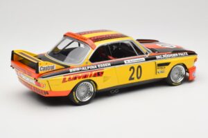 BMW 3.0 CSL E9 #20 BMW Faltz Alpina W. Werner / H. Schommers Norisring Trophy 1974 Minichamps 1:18 155742620 Metalli — kuva 2 / 6