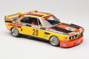 BMW 3.0 CSL E9 #20 BMW Faltz Alpina W. Werner / H. Schommers Norisring Trophy 1974 Minichamps 1:18 155742620 Metalli — kuva 4 / 6