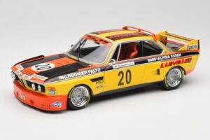 BMW 3.0 CSL E9 #20 BMW Faltz Alpina W. Werner / H. Schommers Norisring Trophy 1974 Minichamps 1:18 155742620 Metalli