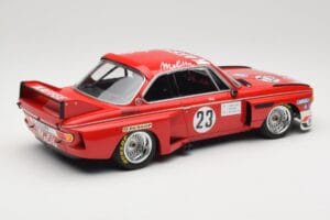 BMW 3.0 CSL E9 #23 Faltz Alpina A. de Fierlant / H. Grohs Zandvoort Trophy 1975 Minichamps 1:18 155752623 Metalli — kuva 2 / 6