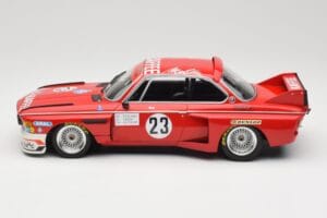 BMW 3.0 CSL E9 #23 Faltz Alpina A. de Fierlant / H. Grohs Zandvoort Trophy 1975 Minichamps 1:18 155752623 Metalli — kuva 3 / 6