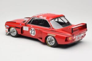 BMW 3.0 CSL E9 #23 Faltz Alpina A. de Fierlant / H. Grohs Zandvoort Trophy 1975 Minichamps 1:18 155752623 Metalli — kuva 5 / 6