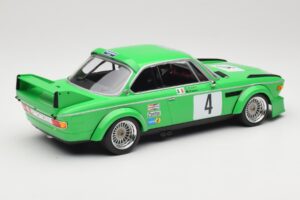 BMW 3.0 CSL E9 #4 Jolly Club Milano C. Finotto / C. Facetti Winners ETCC Zandvoort 1979 Minichamps 1:18 155792504 Metalli — kuva 2 / 6