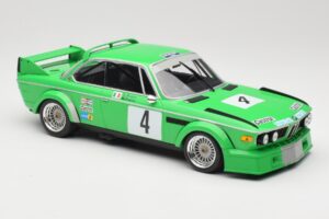 BMW 3.0 CSL E9 #4 Jolly Club Milano C. Finotto / C. Facetti Winners ETCC Zandvoort 1979 Minichamps 1:18 155792504 Metalli — kuva 4 / 6