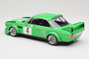 BMW 3.0 CSL E9 #4 Jolly Club Milano C. Finotto / C. Facetti Winners ETCC Zandvoort 1979 Minichamps 1:18 155792504 Metalli — kuva 5 / 6