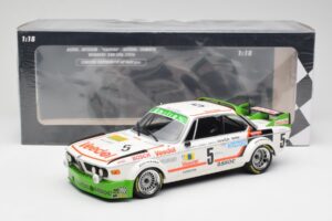 BMW 3.0 CSL E9 #5 Assoc Interim J-C. Chavan / A. Detrin Winners 24 Hours of Spa 1976 Minichamps 1:18 155762505 Metalli — kuva 6 / 6