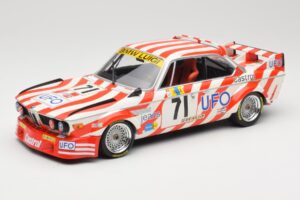 BMW 3.0 CSL E9 #71 Luigi Racing P. Xhenceval / J. Dieudonné 24 Hours of Le Mans 1977 Minichamps 1:18 155772571 Metalli