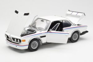 BMW 3.0 CSL E9 Spoilerpaketilla Valkoinen Minichamps 1:18 180029021 Metalli — kuva 2 / 8