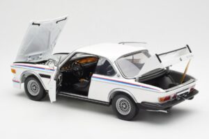 BMW 3.0 CSL E9 Spoilerpaketilla Valkoinen Minichamps 1:18 180029021 Metalli — kuva 5 / 8