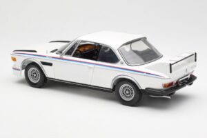 BMW 3.0 CSL E9 Spoilerpaketilla Valkoinen Minichamps 1:18 180029021 Metalli — kuva 7 / 8