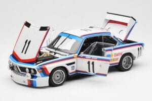 BMW 3.0 CSL #11 C. Amon / H. Stuck 24 Hours of Spa 1973 AUTOart 1:18 87347 Metalli — kuva 2 / 8