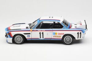 BMW 3.0 CSL #11 C. Amon / H. Stuck 24 Hours of Spa 1973 AUTOart 1:18 87347 Metalli — kuva 4 / 8
