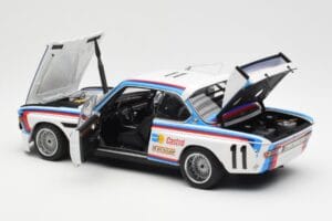 BMW 3.0 CSL #11 C. Amon / H. Stuck 24 Hours of Spa 1973 AUTOart 1:18 87347 Metalli — kuva 5 / 8