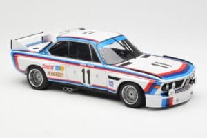 BMW 3.0 CSL #11 C. Amon / H. Stuck 24 Hours of Spa 1973 AUTOart 1:18 87347 Metalli — kuva 6 / 8