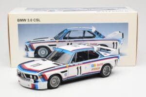 BMW 3.0 CSL #11 C. Amon / H. Stuck 24 Hours of Spa 1973 AUTOart 1:18 87347 Metalli — kuva 8 / 8