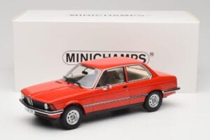 BMW 316 E21 Punainen Minichamps 1:18 107024100 Hartsi — kuva 6 / 6