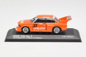BMW 320i Group 5 #23 E. Cheever / G. Villeneuve 6 Hours of Mosport Class Winners 1977 Damaged Spoiler Minichamps 1:43 BMW 320i Group 5 #23 E. Cheever / G. Villeneuve 6 Hours of Mosport Class Winners 1977 Damaged Spoiler Minichamps 1:43 4007723