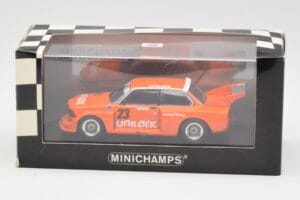 BMW 320i Group 5 #23 E. Cheever / G. Villeneuve 6 Hours of Mosport Class Winners 1977 Damaged Spoiler Minichamps 1:43 4007723 — kuva 5 / 5