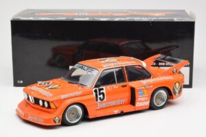 BMW 320i #15 Jägermeister H-J. Stuck Winner DRM Eifelrennen 1977 Minichamps 1:18 180772115 Metalli — kuva 8 / 8