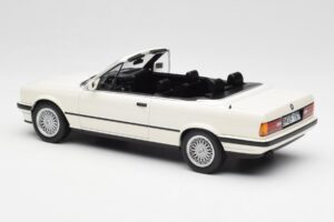 BMW 325i E30 Cabriolet Alpine Valkoinen Norev 1:18 183213 Metalli — kuva 5 / 6