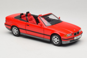 BMW 325i E36 Avoauto Punainen Maisto 1:18 50229 Metalli — kuva 6 / 8