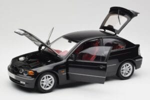 BMW 325Ti Compact E46 Musta Kyosho 1:18 80430024440 Metalli — kuva 2 / 7