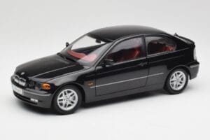 BMW 325Ti Compact E46 Musta Kyosho 1:18 80430024440 Metalli