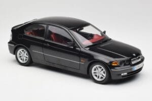 BMW 325Ti Compact E46 Musta Kyosho 1:18 80430024440 Metalli — kuva 5 / 7