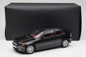 BMW 325Ti Compact E46 Musta Kyosho 1:18 80430024440 Metalli — kuva 7 / 7