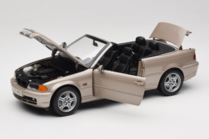 BMW 328i E46 Cabriolet Sand Beige Metallic Kyosho 1:18 80430009756 Metalli — kuva 2 / 9