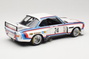 BMW 3.5 CSL #24 H. Stuck / S. Posey 12 Hours of Sebring 1975 Minichamps 1:18 80430139188 Metalli — kuva 3 / 8