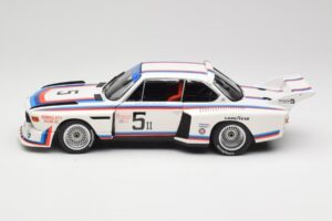 BMW 3.5 CSL E9 Gr.5 #5 K.W.M. Racing K. Miller / D. Cowart 6 Hours of Watkins Glen 1979 Minichamps 1:18 180792005 Metalli — kuva 4 / 8