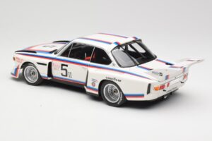 BMW 3.5 CSL E9 Gr.5 #5 K.W.M. Racing K. Miller / D. Cowart 6 Hours of Watkins Glen 1979 Minichamps 1:18 180792005 Metalli — kuva 7 / 8