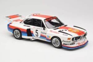 BMW 3.5 CSL E9 Gr.5 #5 S. Manhalter Winner Havirov Interseries 1977 Minichamps 1:18 180772005 Metalli — kuva 6 / 8