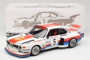 BMW 3.5 CSL E9 Gr.5 #5 S. Manhalter Winner Havirov Interseries 1977 Minichamps 1:18 180772005 Metalli — kuva 8 / 8