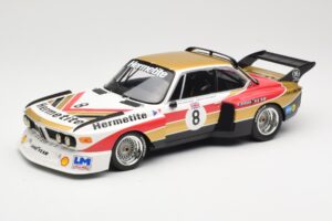 BMW 3.5 CSL E9 Hermetite #8 J. Fitzpatrick / T. Walkinshaw 1000 km Nurburgring 1976 Minichamps 1:18 155762608 Metalli