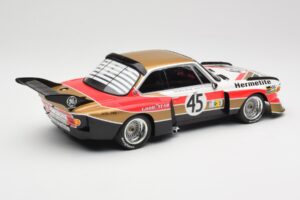 BMW 3.5 CSL E9 #45 Hermetite T. Walkinshaw / J. Fitzpatrick 24 Hours of Le Mans 1976 Minichamps 1:18 155762645 Metalli — kuva 2 / 6