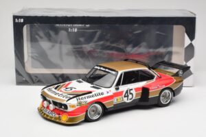 BMW 3.5 CSL E9 #45 Hermetite T. Walkinshaw / J. Fitzpatrick 24 Hours of Le Mans 1976 Minichamps 1:18 155762645 Metalli — kuva 6 / 6