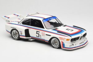 BMW 3.5 CSL E9 #5 K. Miller / D. Cowart 6 Hours of Watkins Glen 1979 Minichamps 1:18 155792605 Metalli — kuva 4 / 6