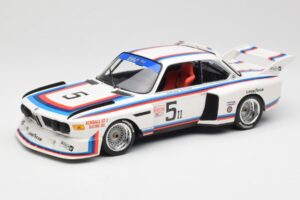 BMW 3.5 CSL E9 #5 K. Miller / D. Cowart 6 Hours of Watkins Glen 1979 Minichamps 1:18 155792605 Metalli