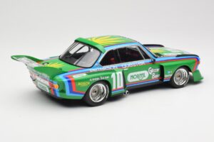 BMW 3.5 CSL E9 Schnitzer #10 D. Quester / R. Peterson 6 Hours Watkins Glen 1976 Minichamps 1:18 155762610 Metalli — kuva 2 / 6